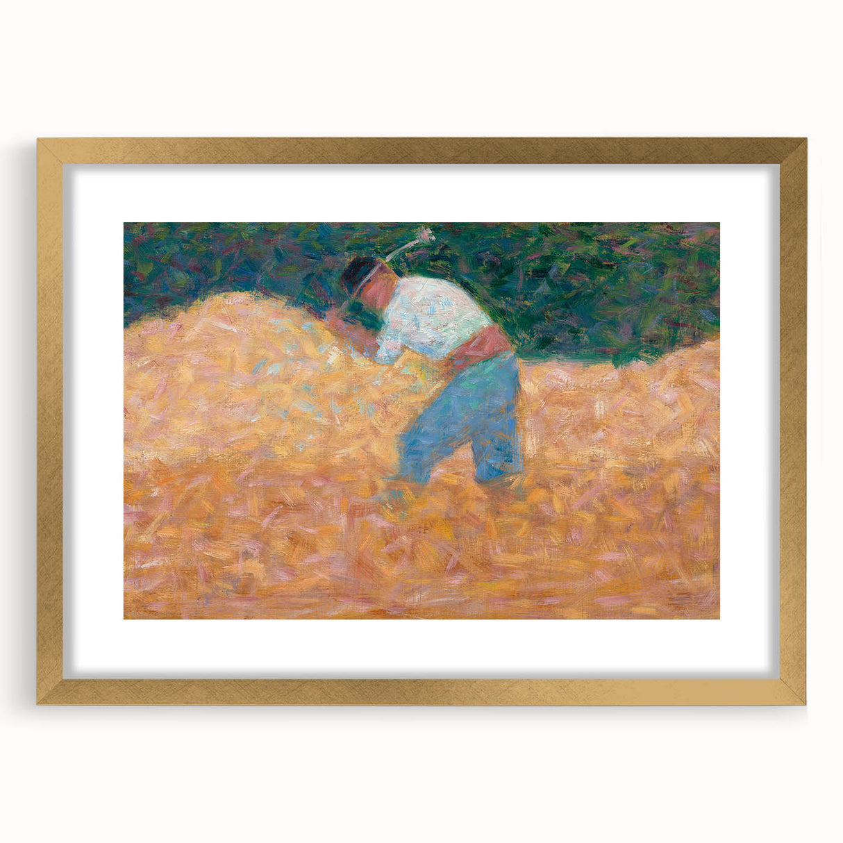 Impressionist Art - The Stone Breaker by Georges Seurat Print