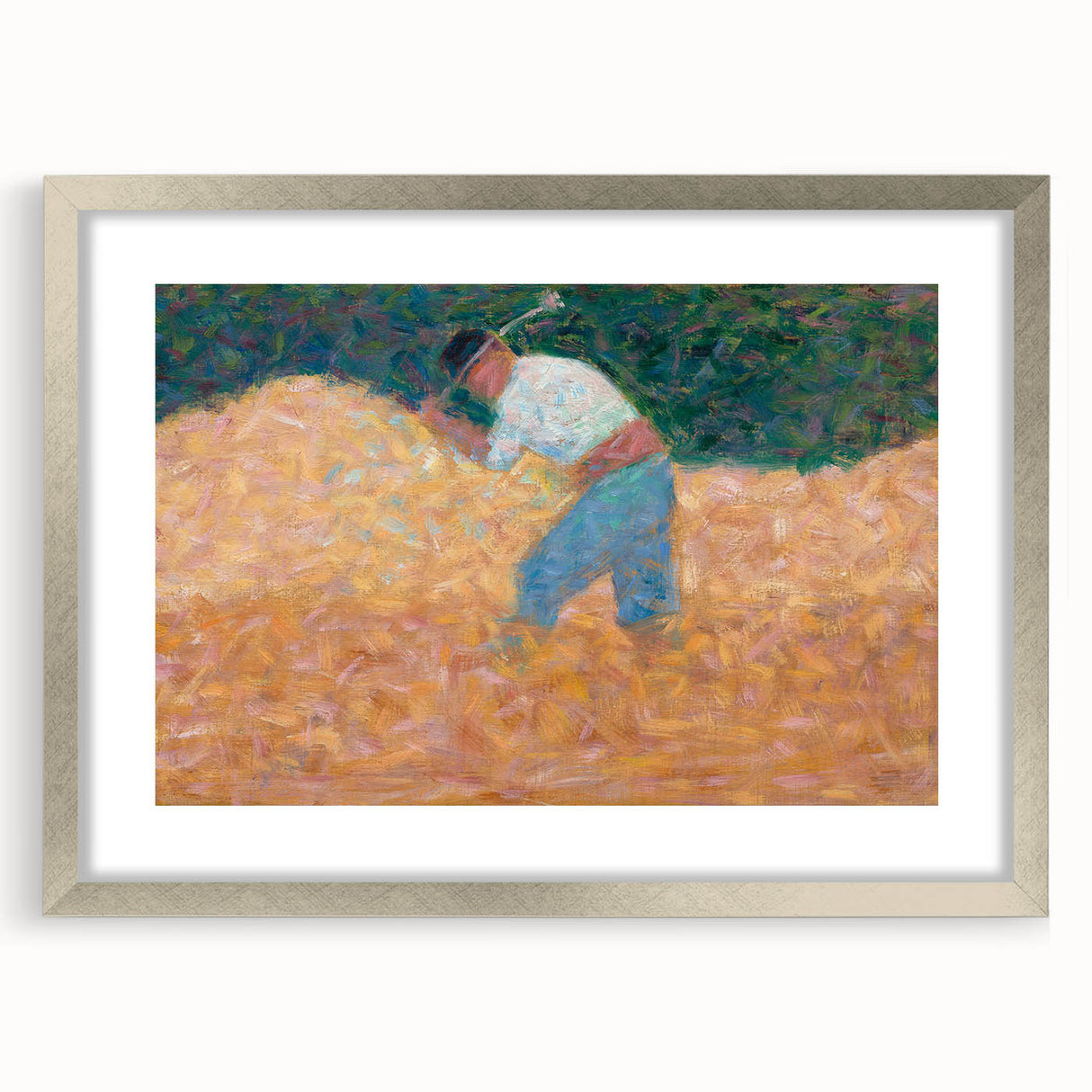 Impressionist Art - The Stone Breaker by Georges Seurat Print