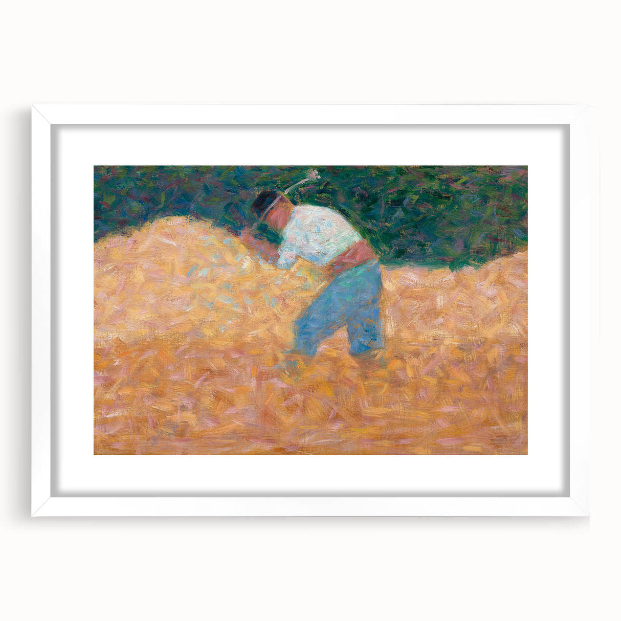 Impressionist Art - The Stone Breaker by Georges Seurat Print