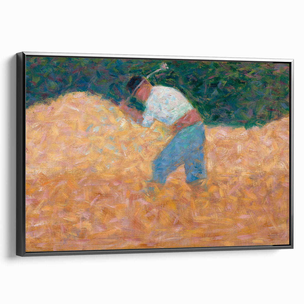 Impressionist Art - The Stone Breaker by Georges Seurat Print