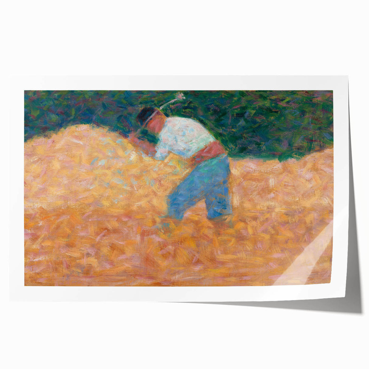 Impressionist Art - The Stone Breaker by Georges Seurat Print