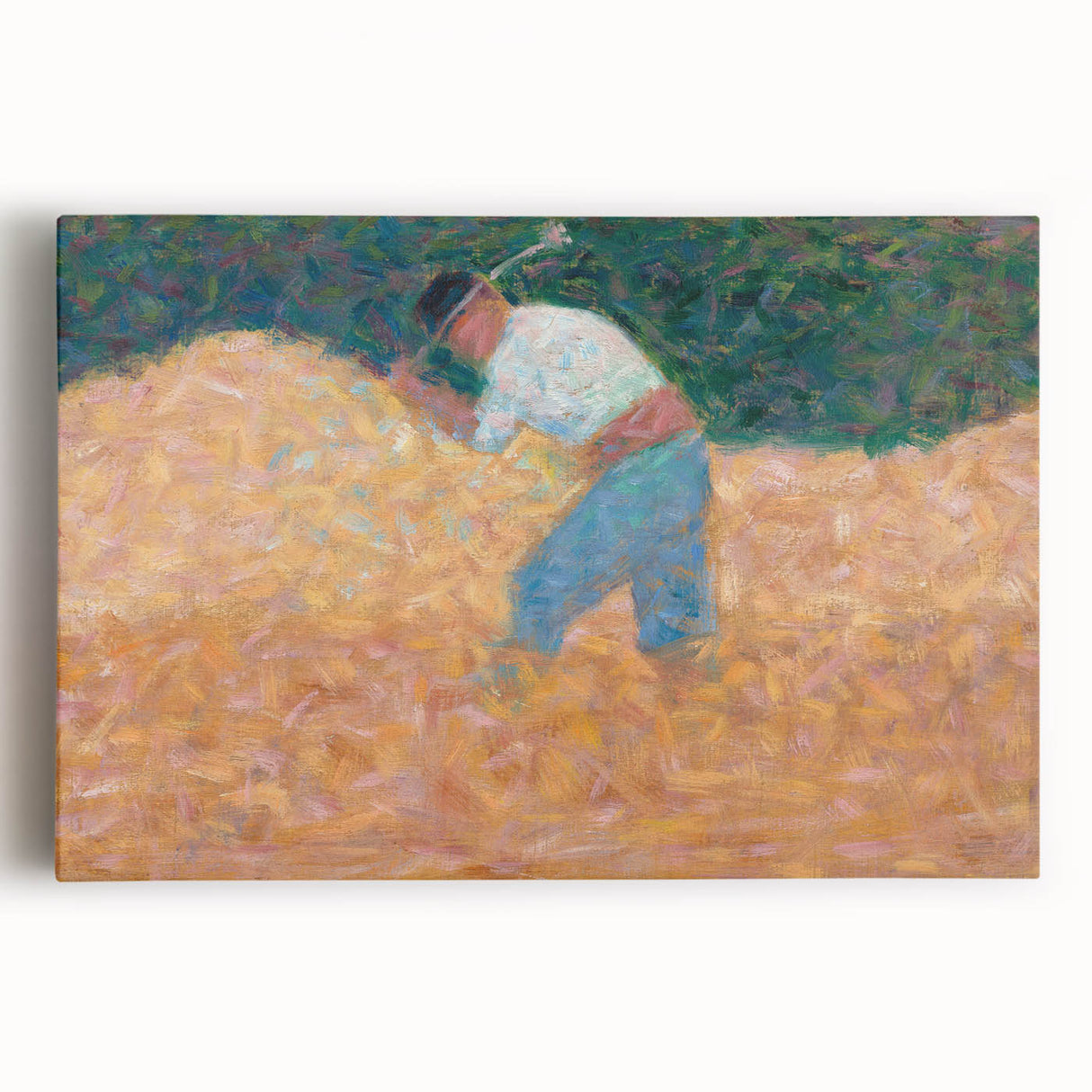 Impressionist Art - The Stone Breaker by Georges Seurat Print