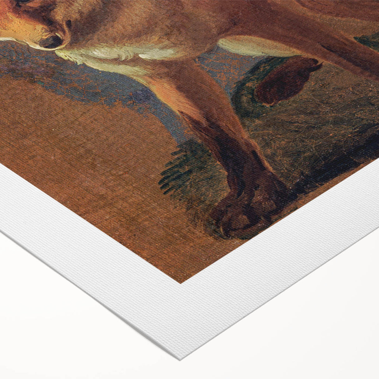 Romantic Art Prints: Lying Cat for a Dish - Historical Wall Art