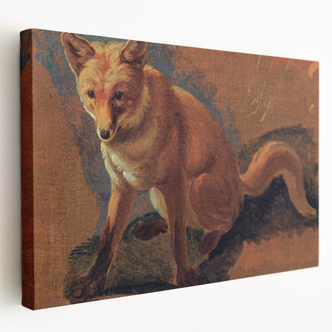 Romantic Art Prints: Lying Cat for a Dish - Historical Wall Art