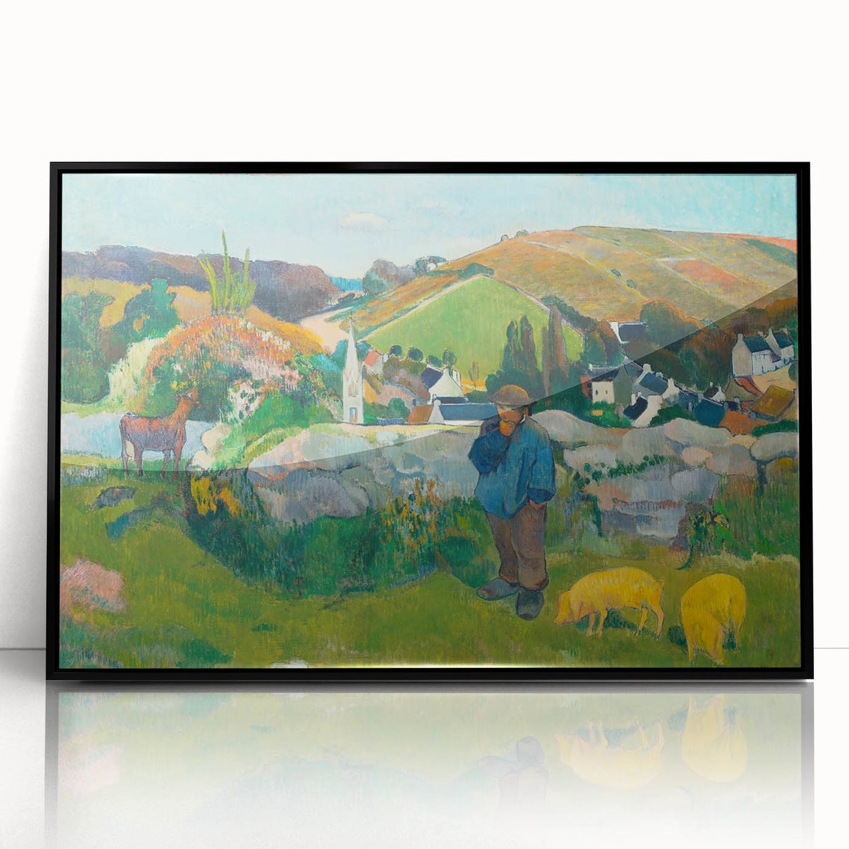 Impressionist Landscape - The Swineherd by Paul Gauguin Print