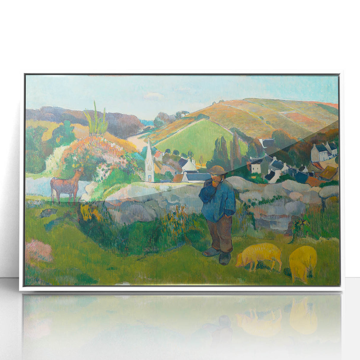 Impressionist Landscape - The Swineherd by Paul Gauguin Print