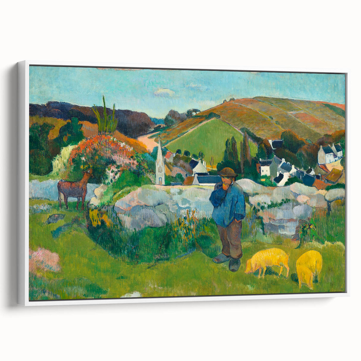 Impressionist Landscape - The Swineherd by Paul Gauguin Print
