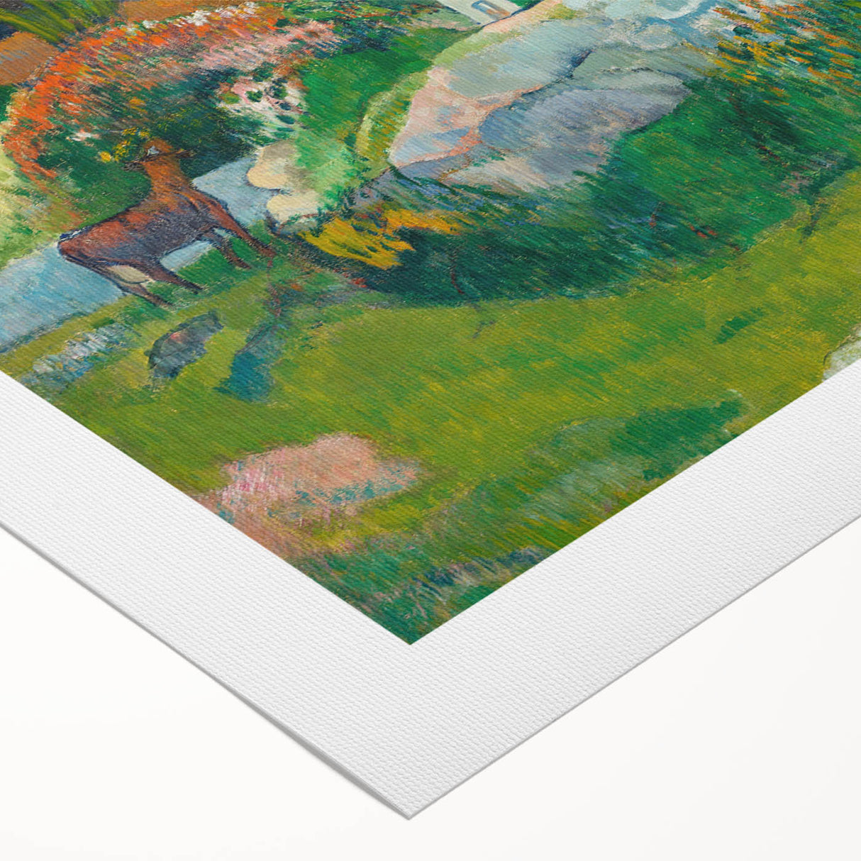 Impressionist Landscape - The Swineherd by Paul Gauguin Print