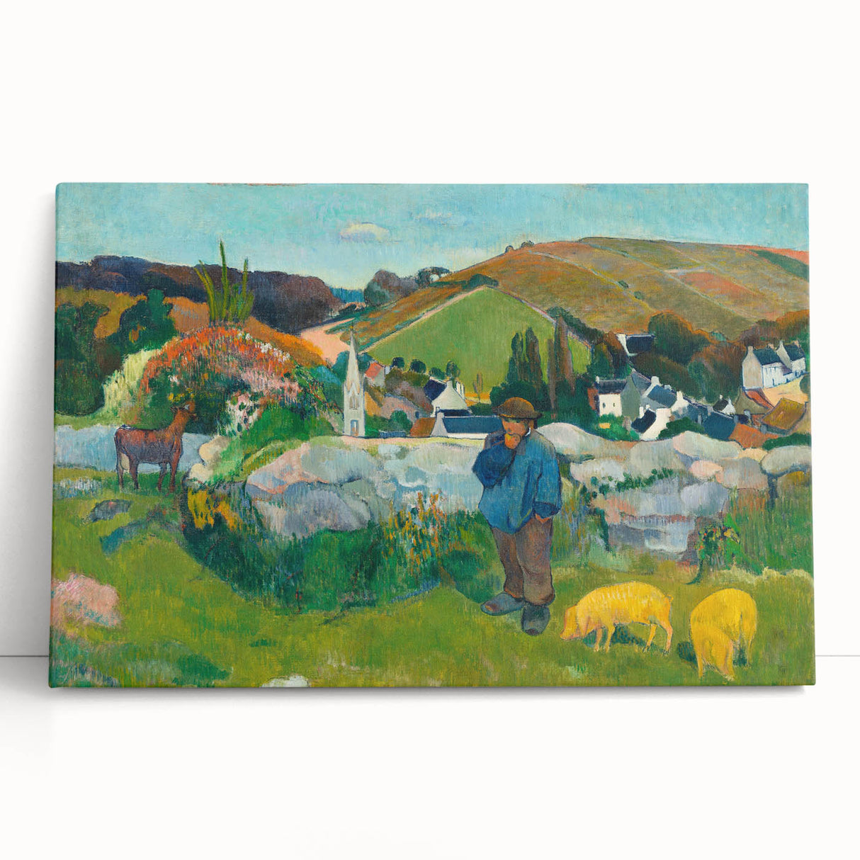 Impressionist Landscape - The Swineherd by Paul Gauguin Print
