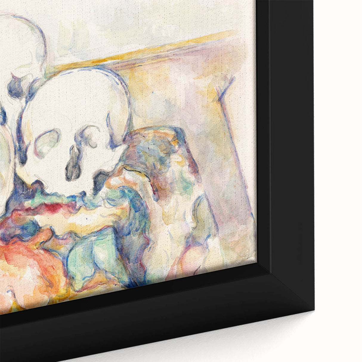 Post-Impressionist Art - The Three Skulls by Paul Cézanne Print