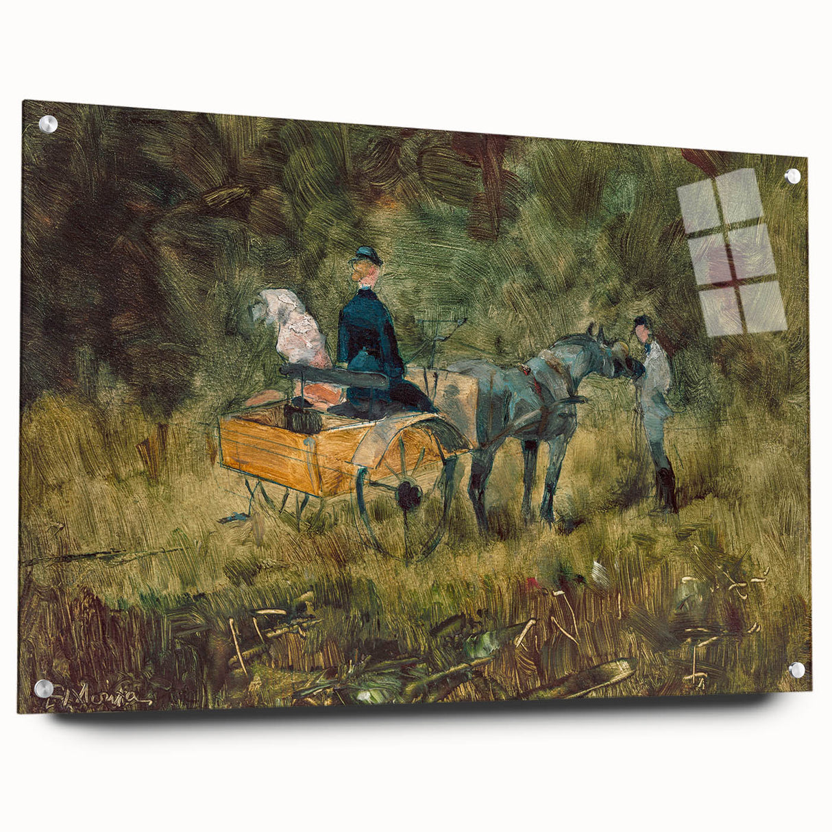 Impressionist Scene - The Trap by Henri de Toulouse-Lautrec Print