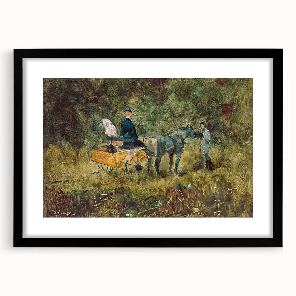Impressionist Scene - The Trap by Henri de Toulouse-Lautrec Print