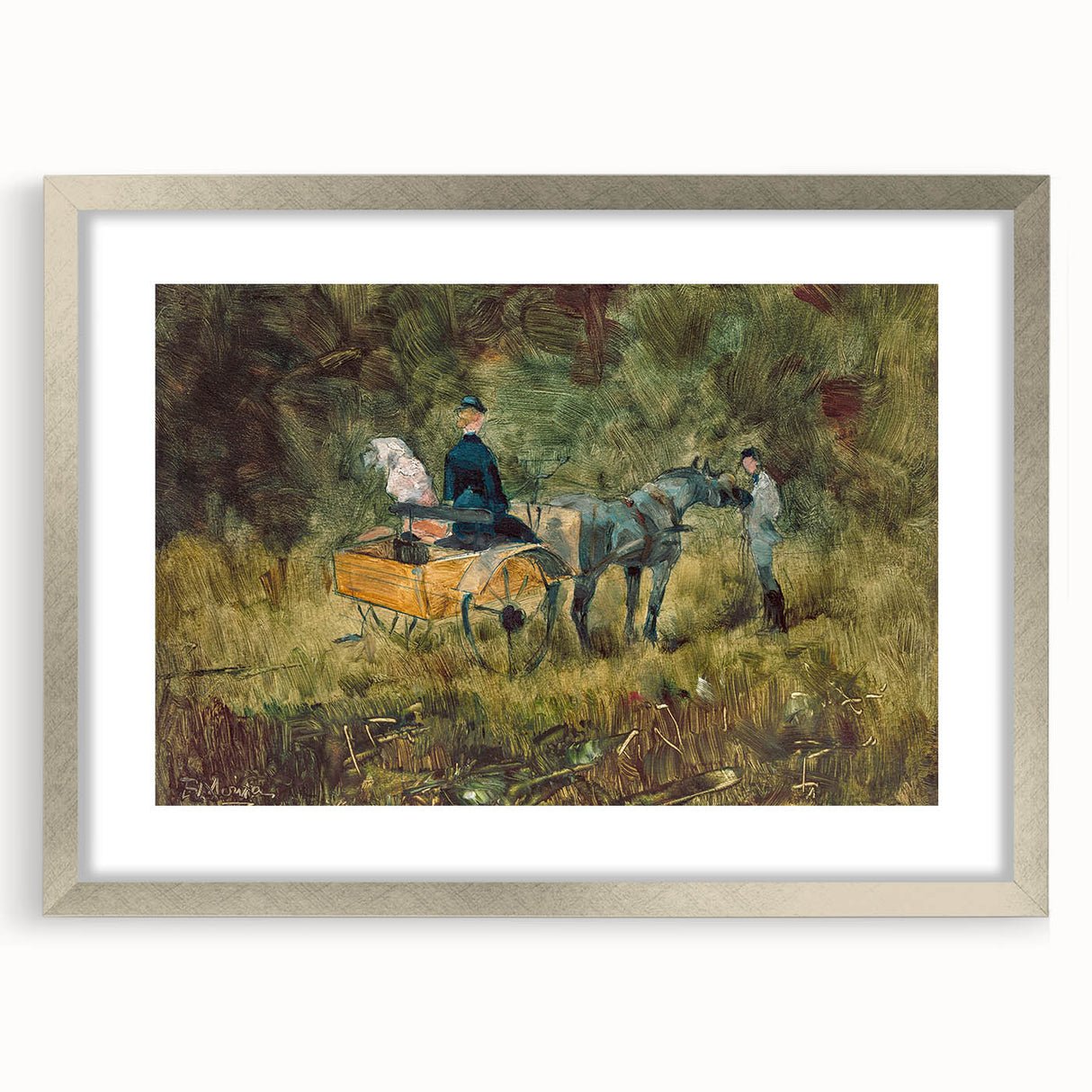 Impressionist Scene - The Trap by Henri de Toulouse-Lautrec Print