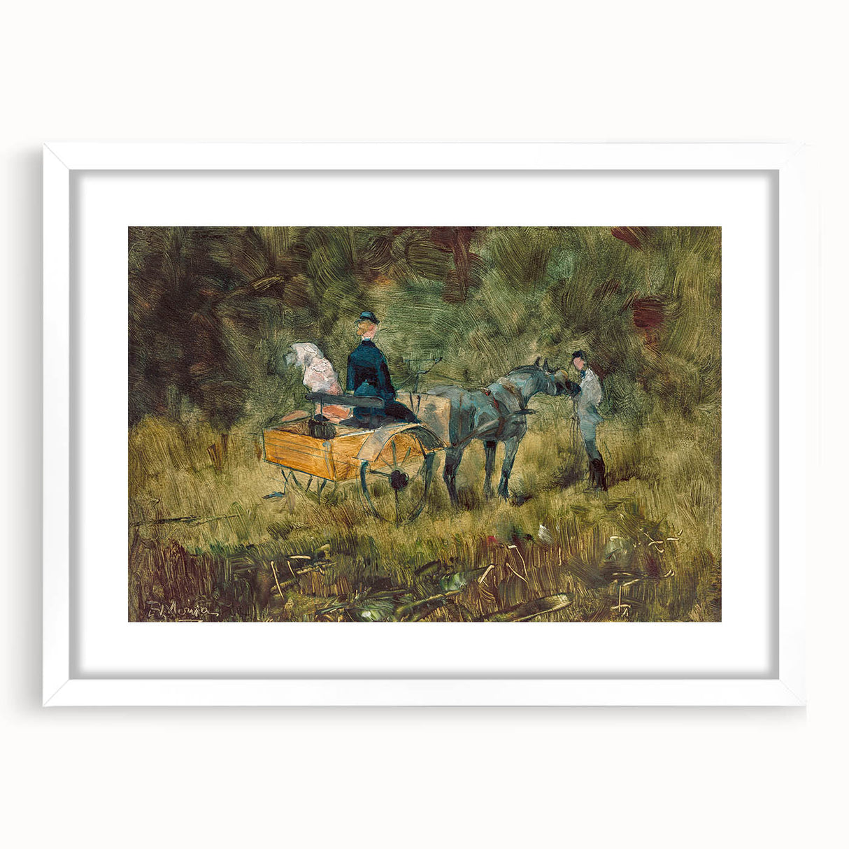Impressionist Scene - The Trap by Henri de Toulouse-Lautrec Print