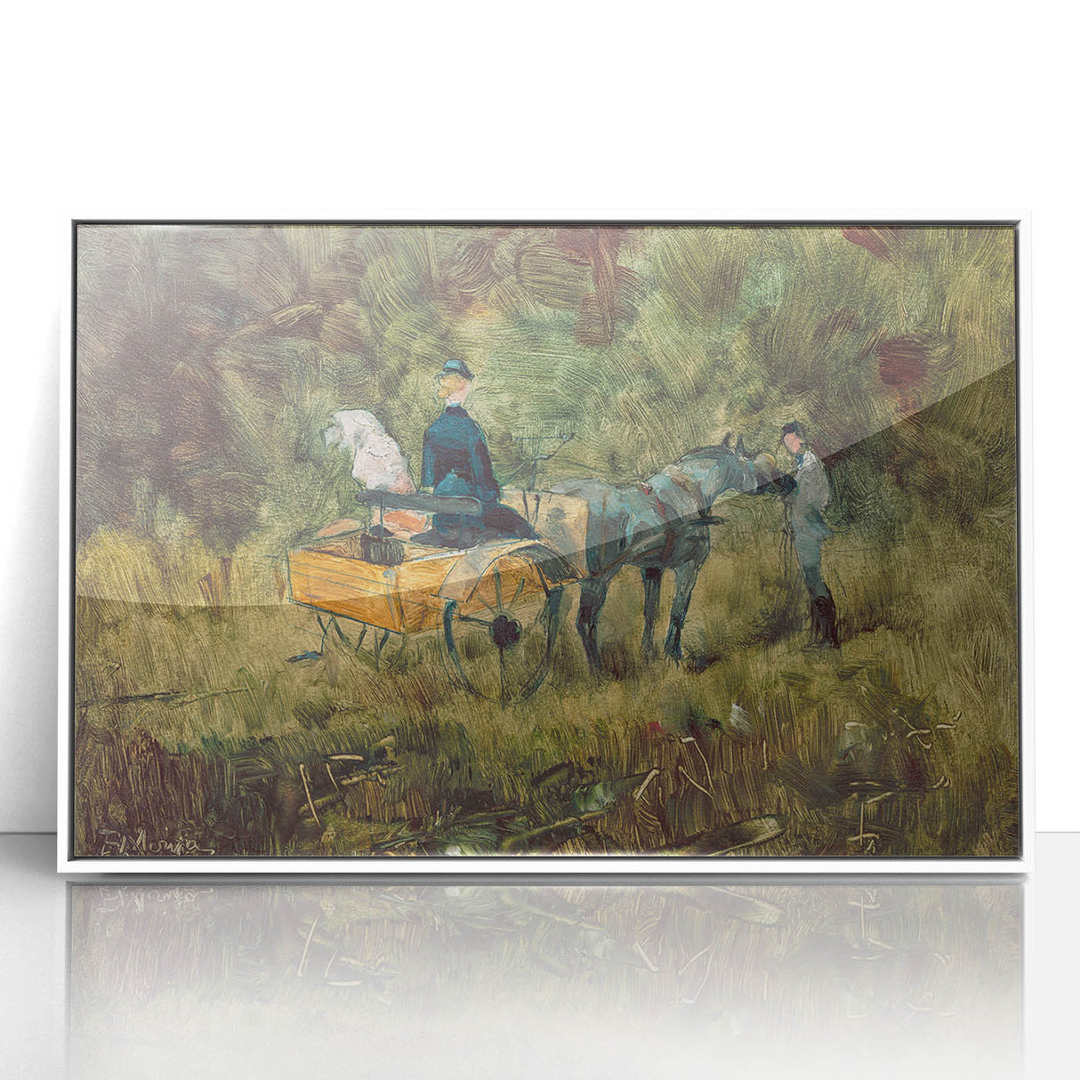 Impressionist Scene - The Trap by Henri de Toulouse-Lautrec Print