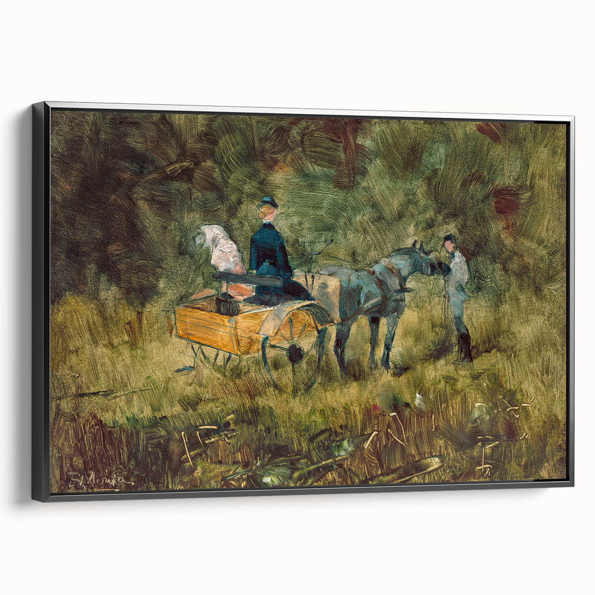 Impressionist Scene - The Trap by Henri de Toulouse-Lautrec Print