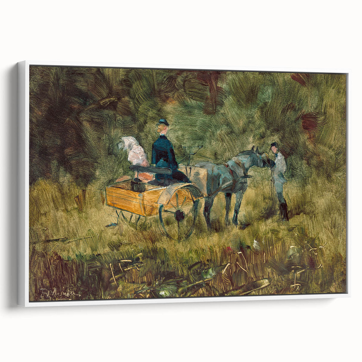 Impressionist Scene - The Trap by Henri de Toulouse-Lautrec Print