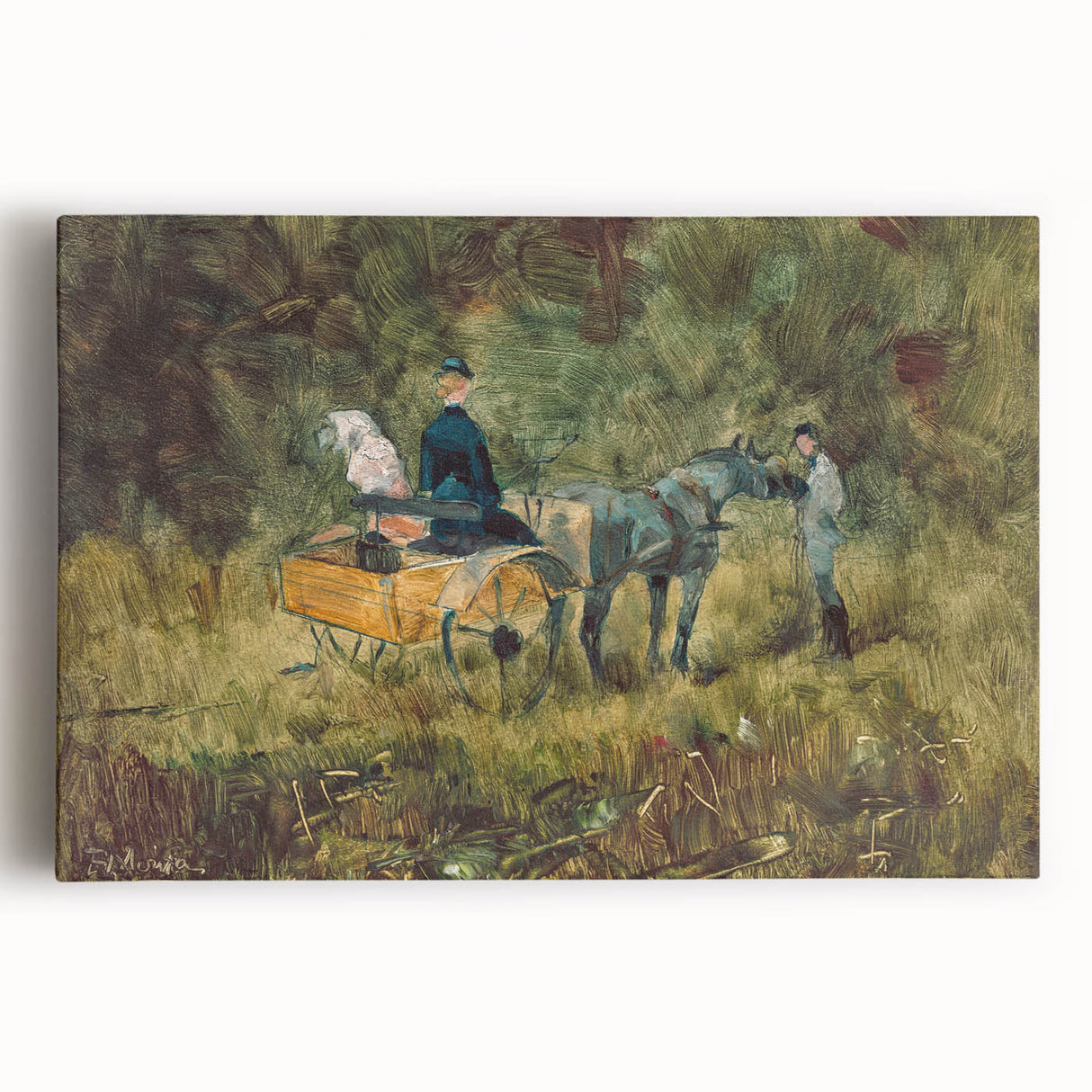 Impressionist Scene - The Trap by Henri de Toulouse-Lautrec Print