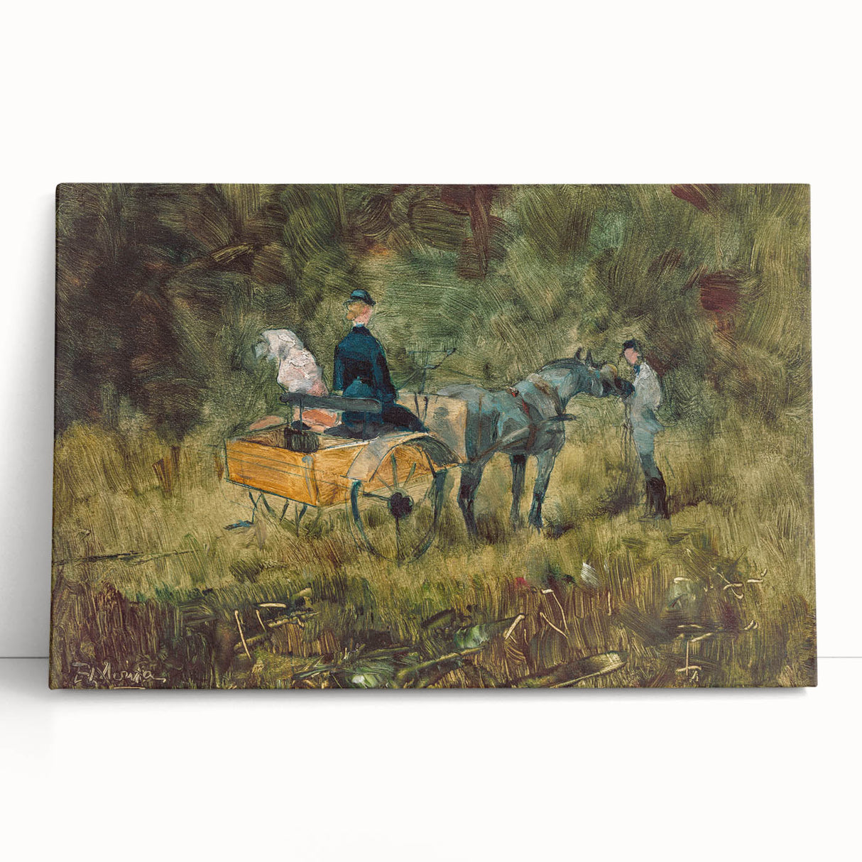Impressionist Scene - The Trap by Henri de Toulouse-Lautrec Print