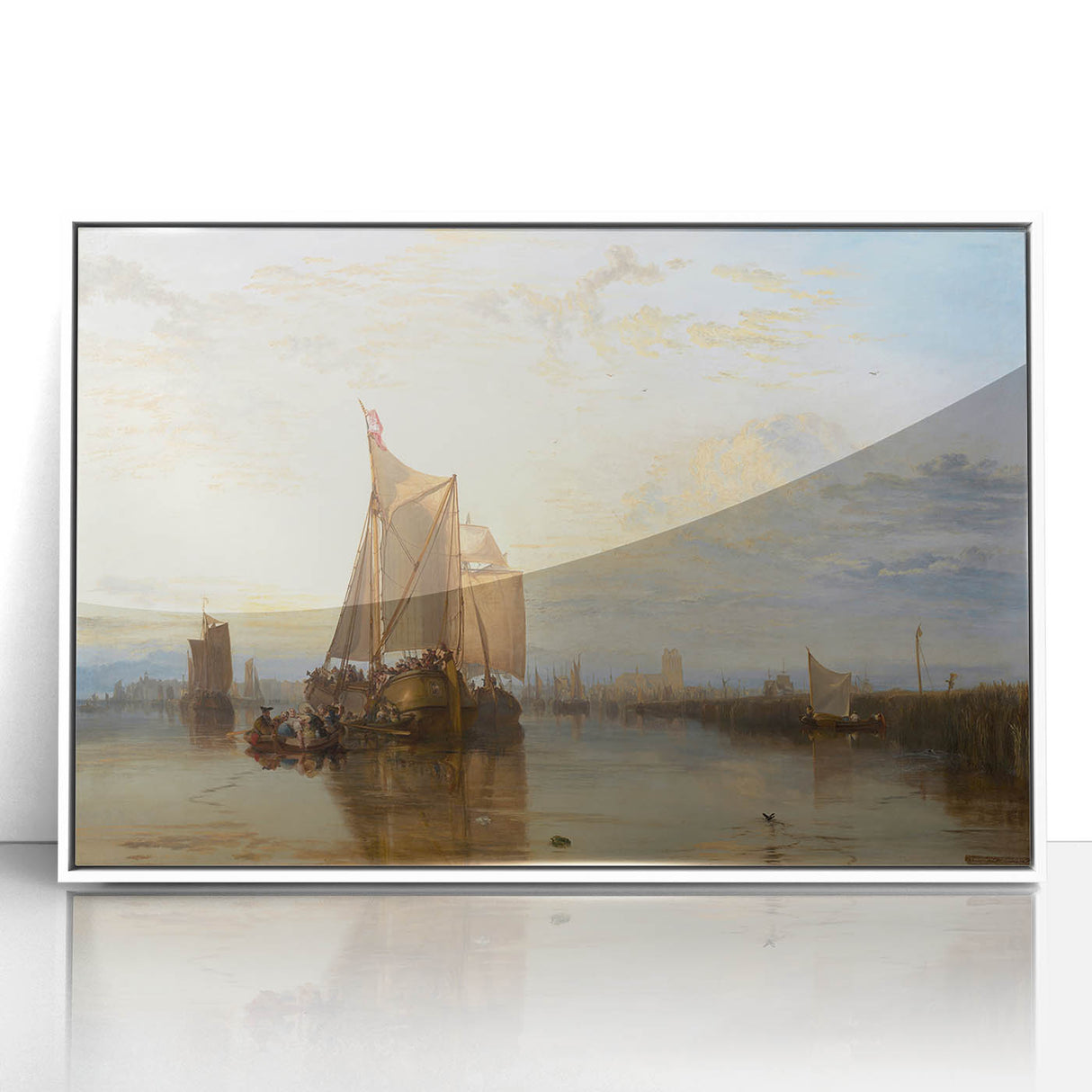 Romantic Art Prints: The Dort Packet-Boat - Historical Maritime Wall Art