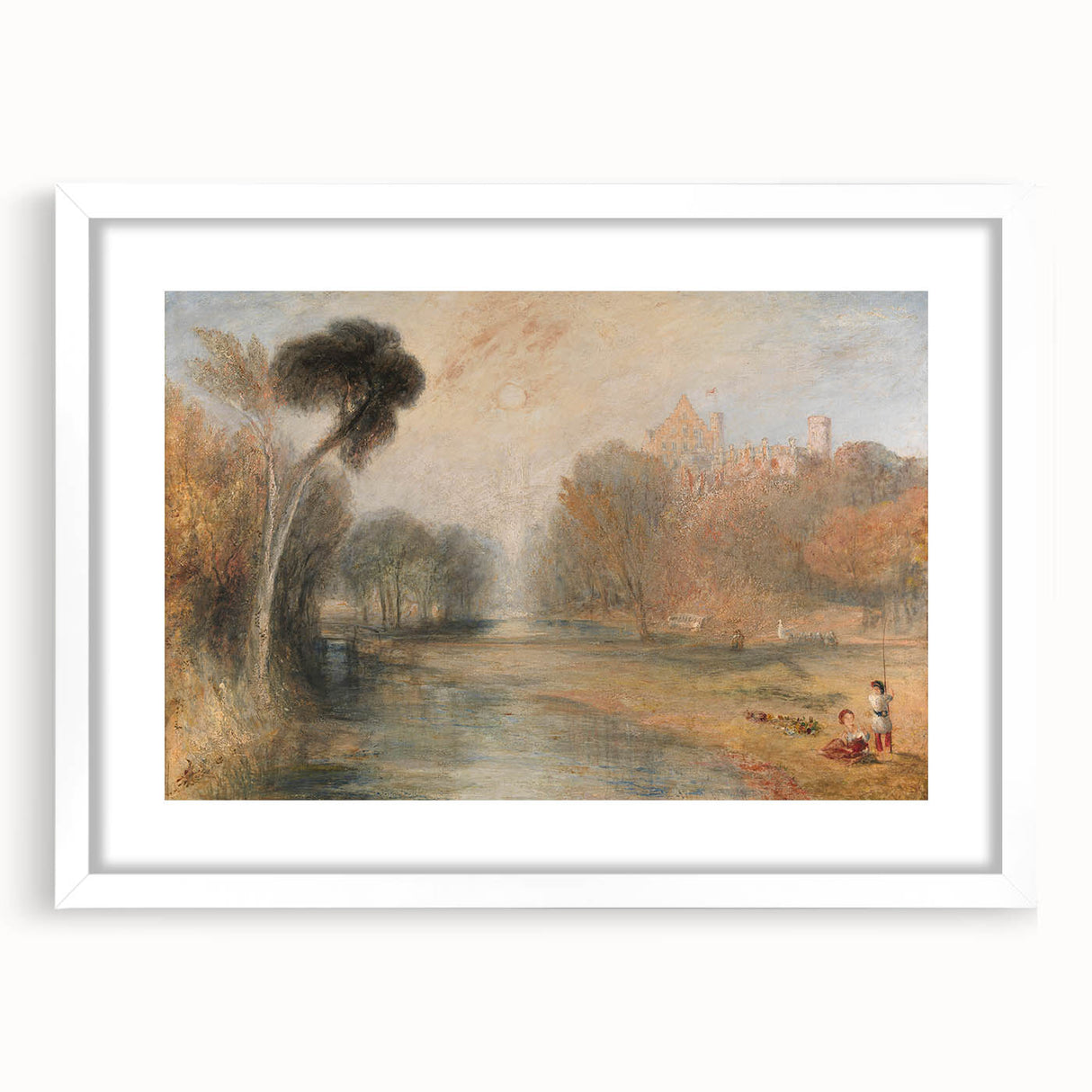 Romantic Art Prints: Schloss Rosenau, Coburg - Historic Landscape Wall Art