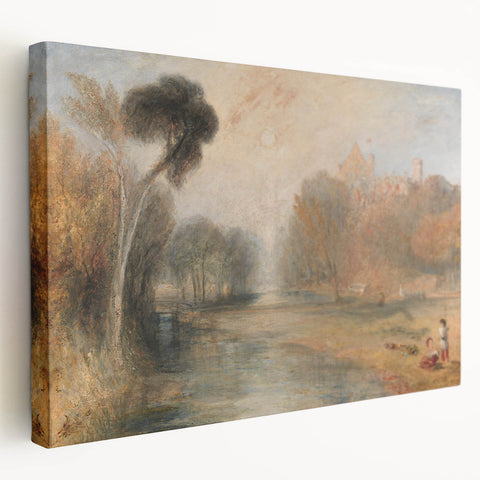 Romantic Art Prints: Schloss Rosenau, Coburg - Historic Landscape Wall Art