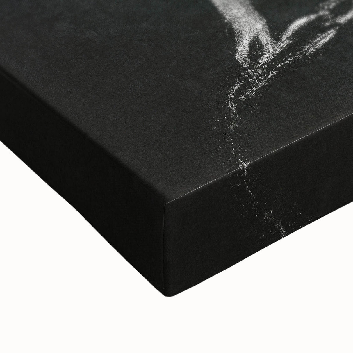 Modern Wall Art: Angel with Chain - Dramatic Monochrome Artwork