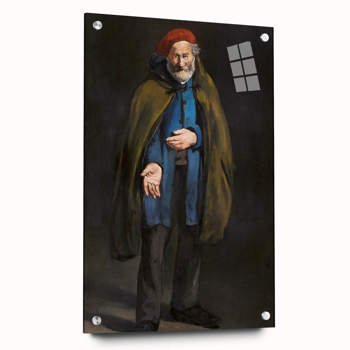 Modern Wall Art: The Beggar - Classic Portrait with Modern Appeal