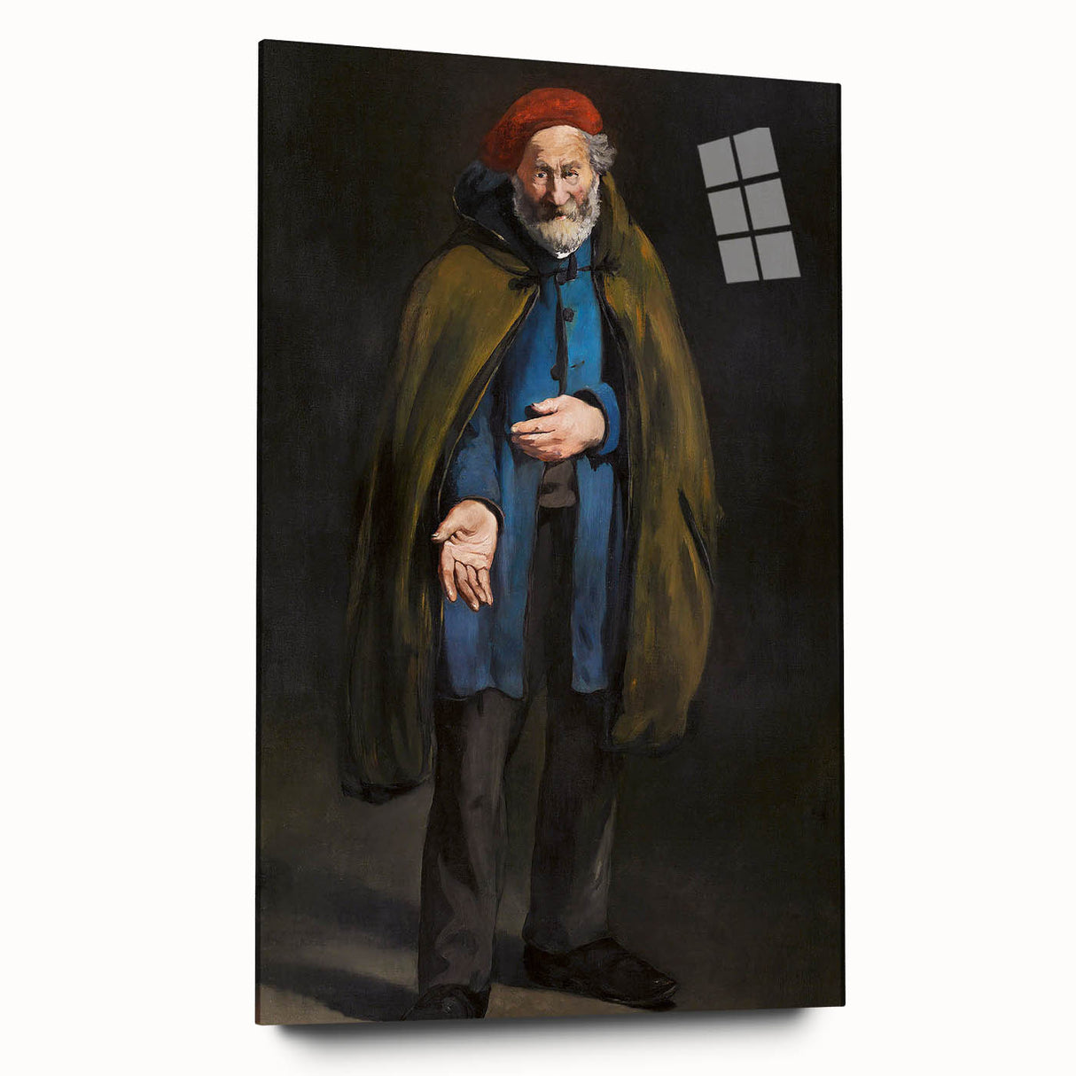 Modern Wall Art: The Beggar - Classic Portrait with Modern Appeal