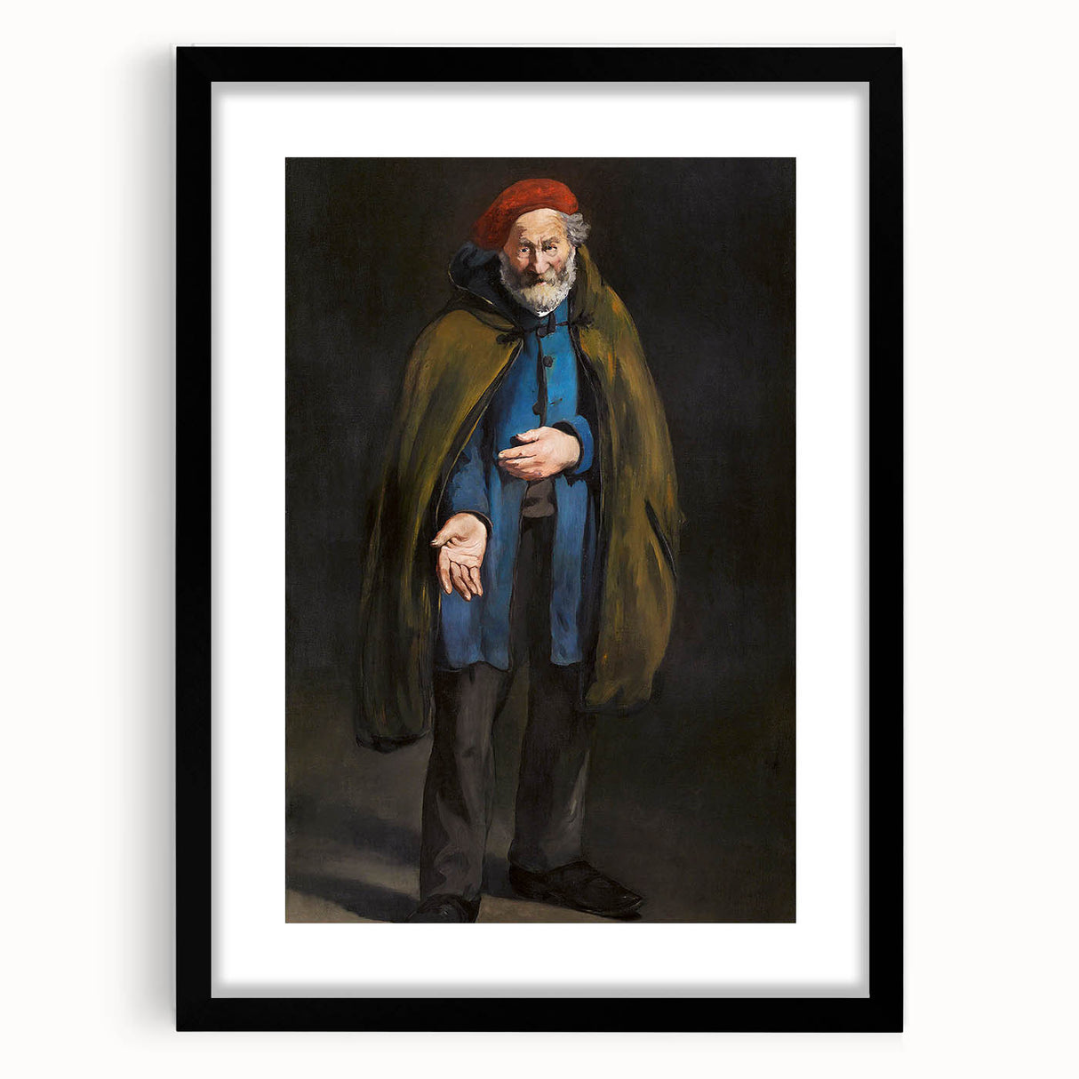 Modern Wall Art: The Beggar - Classic Portrait with Modern Appeal