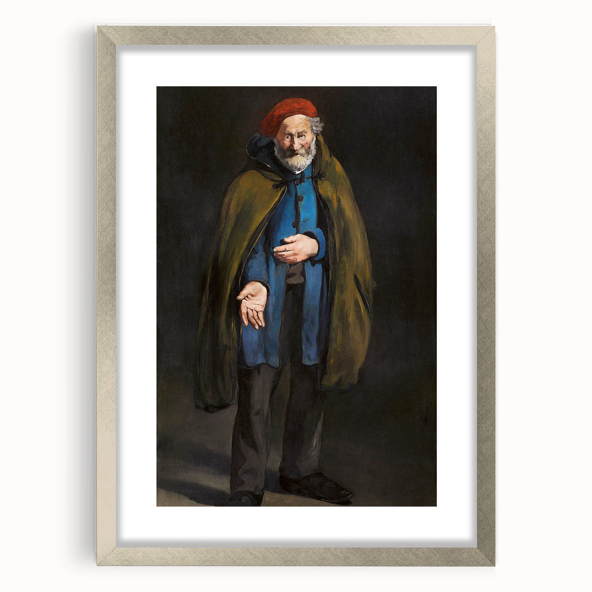 Modern Wall Art: The Beggar - Classic Portrait with Modern Appeal