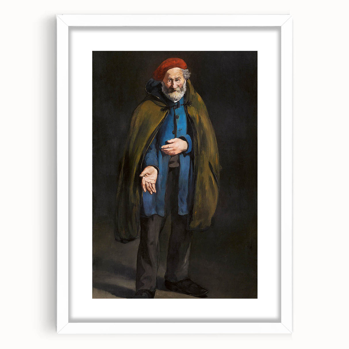 Modern Wall Art: The Beggar - Classic Portrait with Modern Appeal