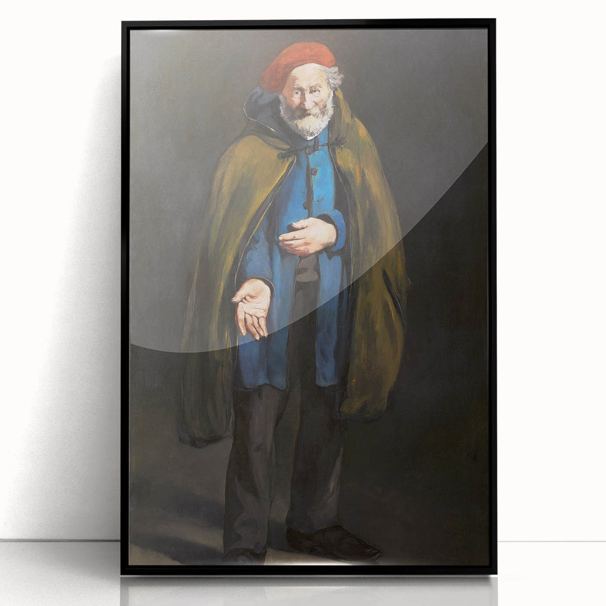 Modern Wall Art: The Beggar - Classic Portrait with Modern Appeal