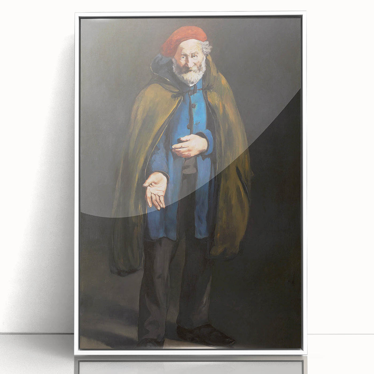 Modern Wall Art: The Beggar - Classic Portrait with Modern Appeal