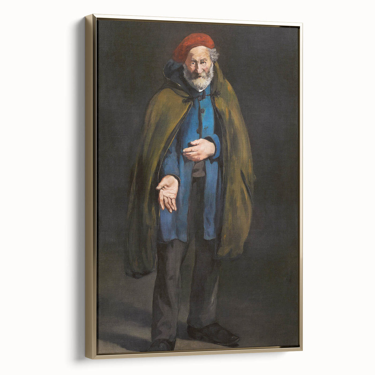 Modern Wall Art: The Beggar - Classic Portrait with Modern Appeal