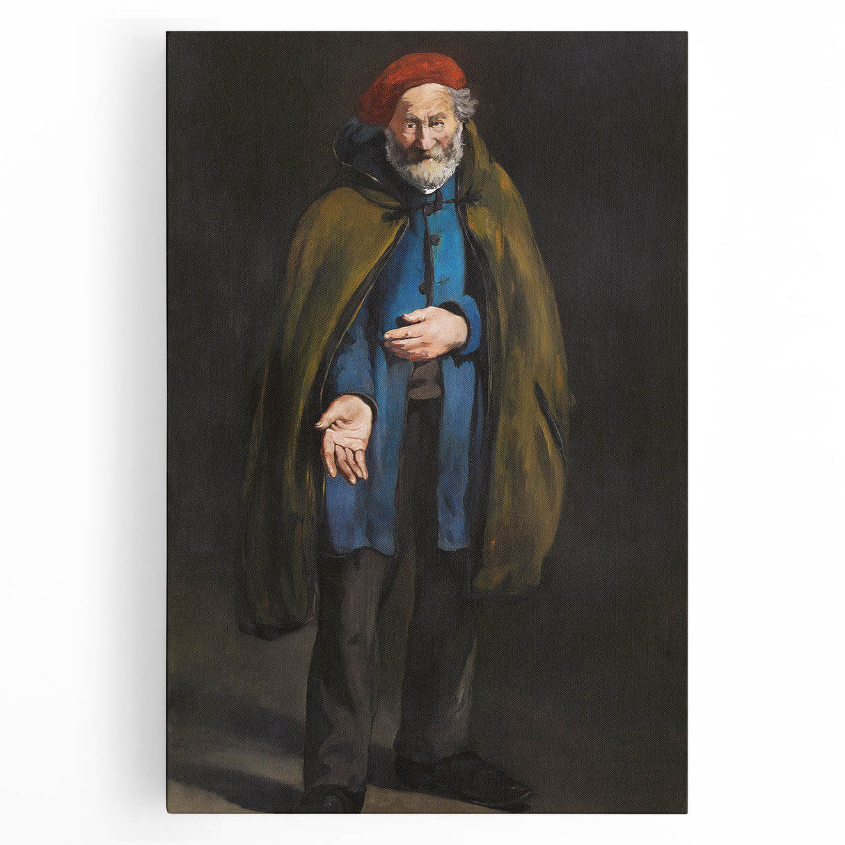 Modern Wall Art: The Beggar - Classic Portrait with Modern Appeal