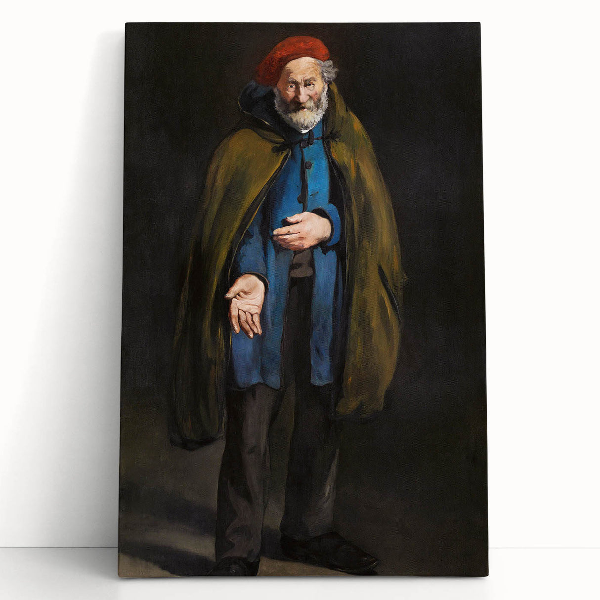 Modern Wall Art: The Beggar - Classic Portrait with Modern Appeal
