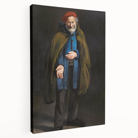 Modern Wall Art: The Beggar - Classic Portrait with Modern Appeal