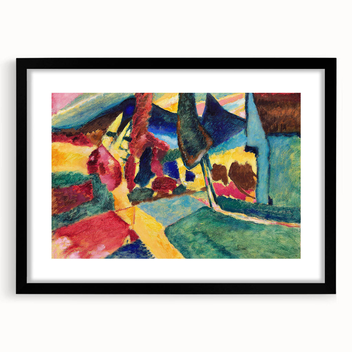 Modern Wall Art - Serene Abstract Landscape | Contemporary Art Print