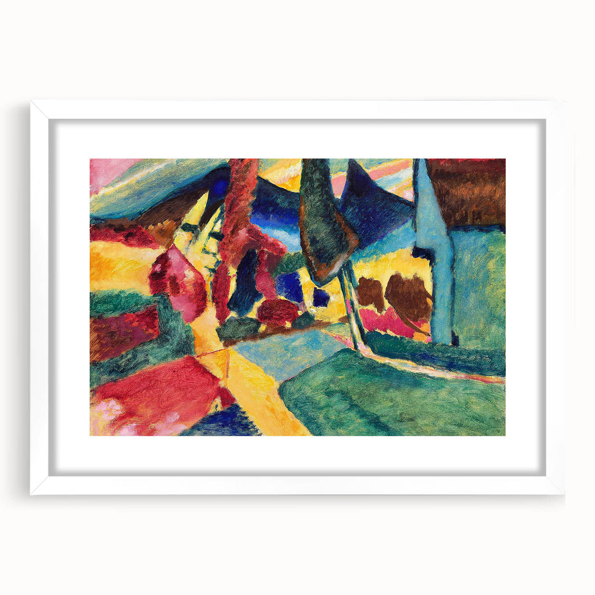 Modern Wall Art - Serene Abstract Landscape | Contemporary Art Print