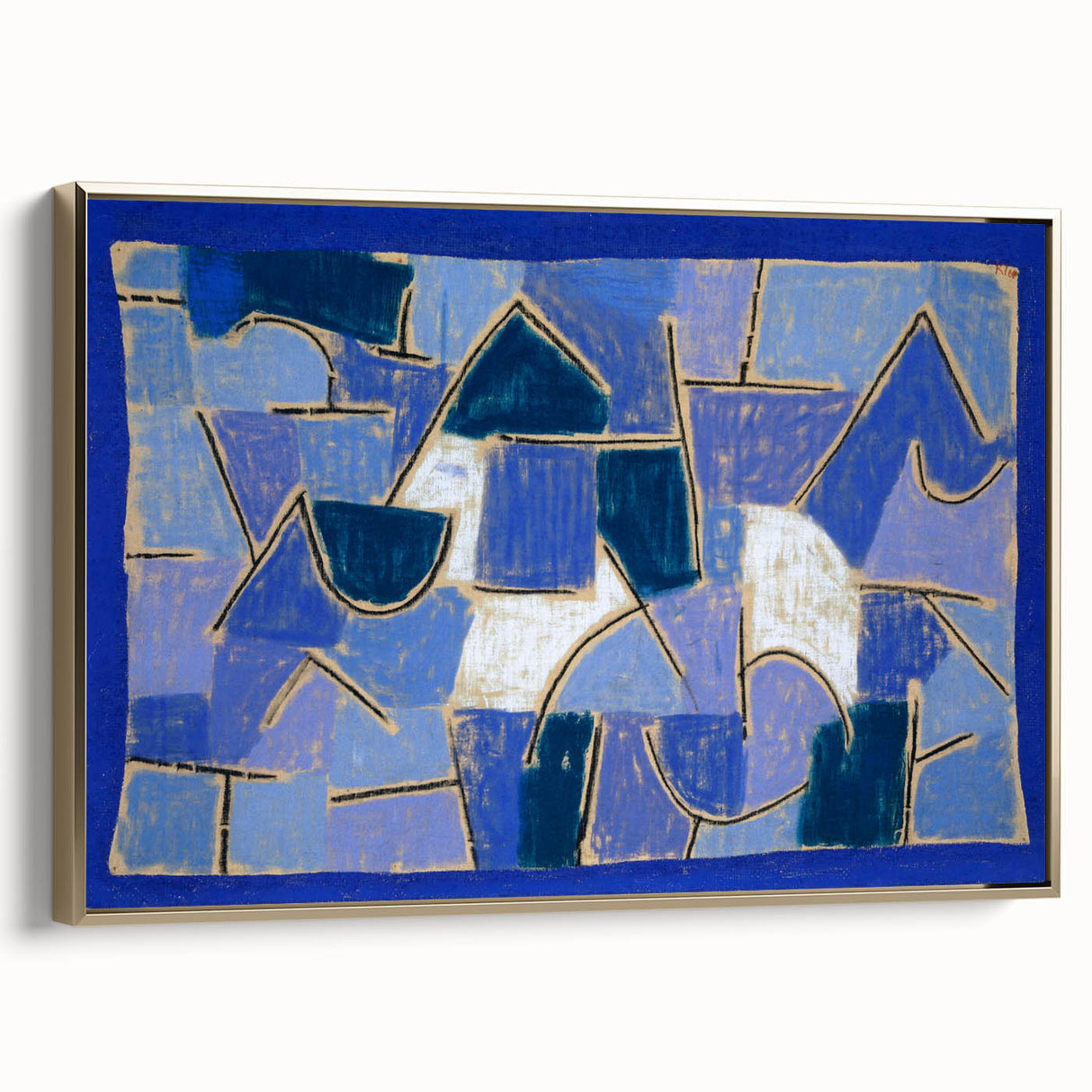 Modern Wall Art - Dynamic Abstract Swirls | Contemporary Art Print