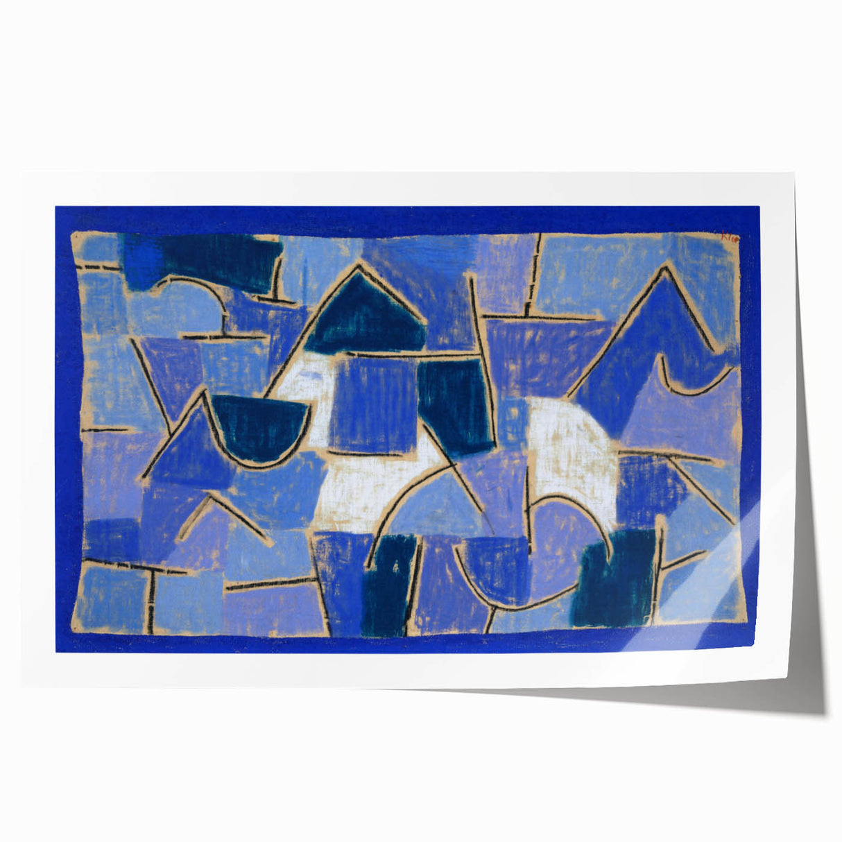 Modern Wall Art - Dynamic Abstract Swirls | Contemporary Art Print