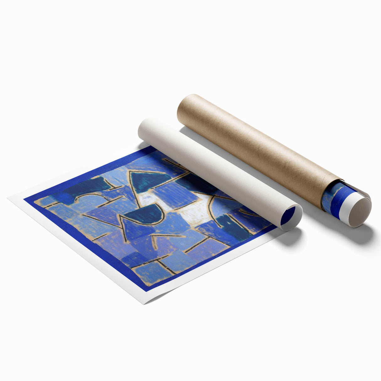 Modern Wall Art - Dynamic Abstract Swirls | Contemporary Art Print