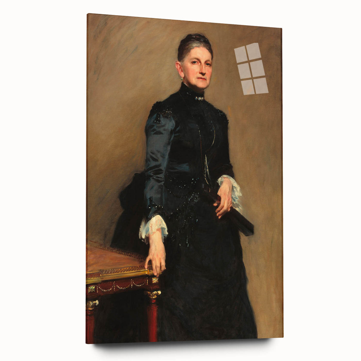 Modern Wall Art: Eleanora Portrait - Timeless Classic Elegance