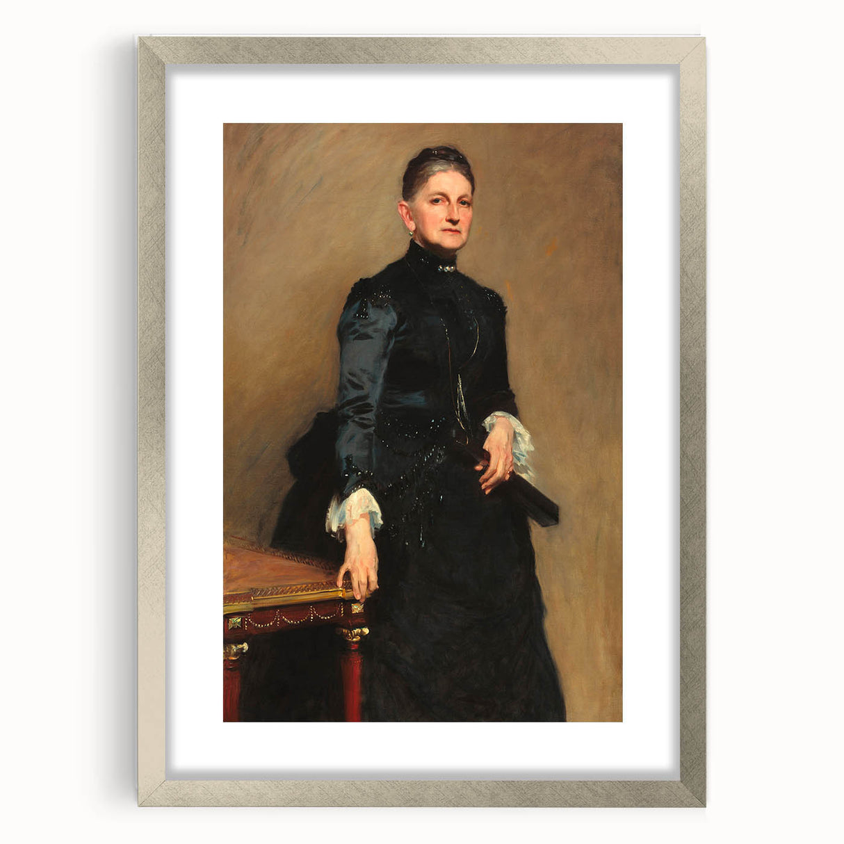 Modern Wall Art: Eleanora Portrait - Timeless Classic Elegance