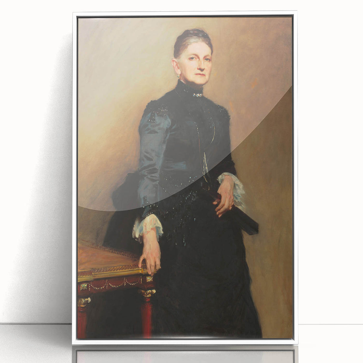 Modern Wall Art: Eleanora Portrait - Timeless Classic Elegance