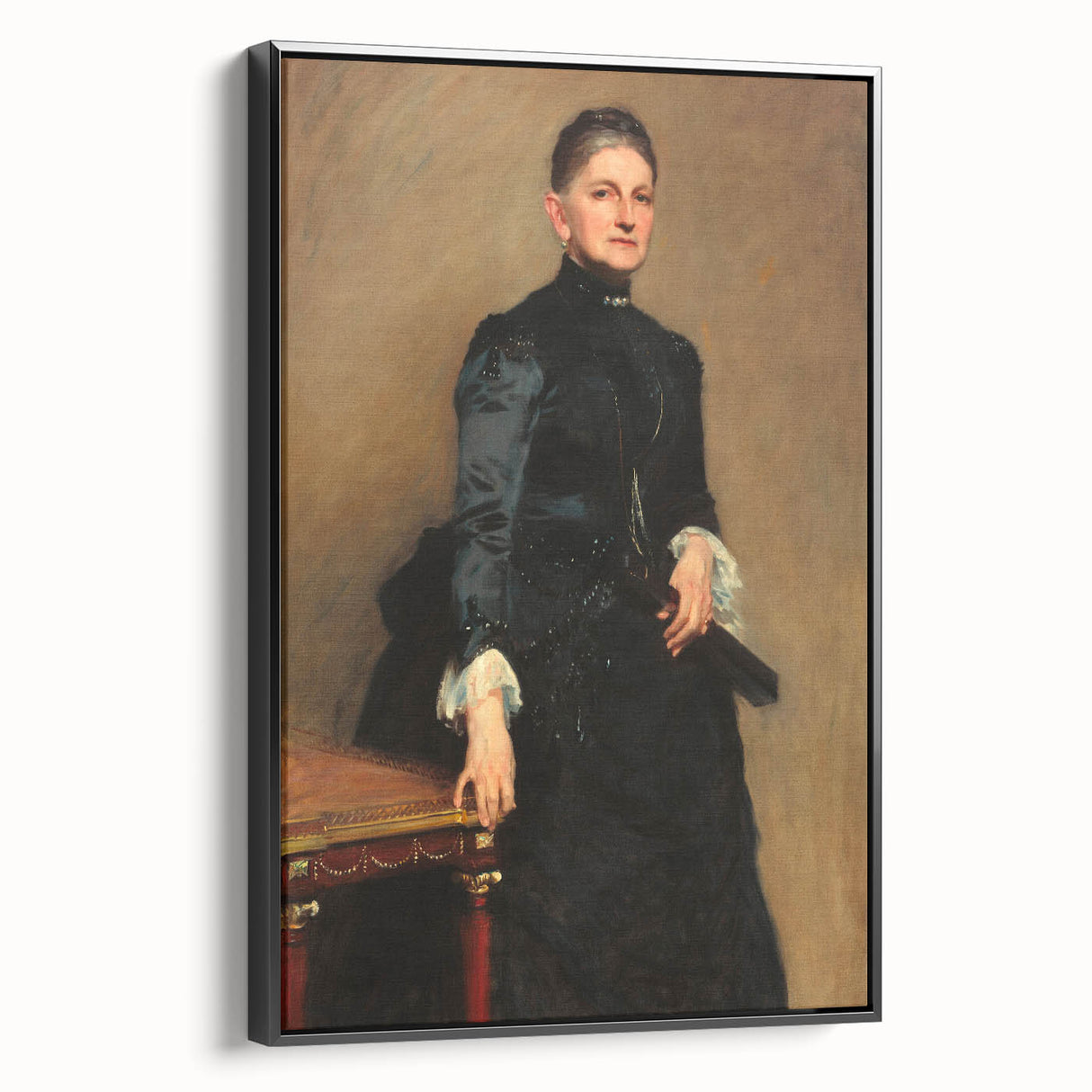 Modern Wall Art: Eleanora Portrait - Timeless Classic Elegance
