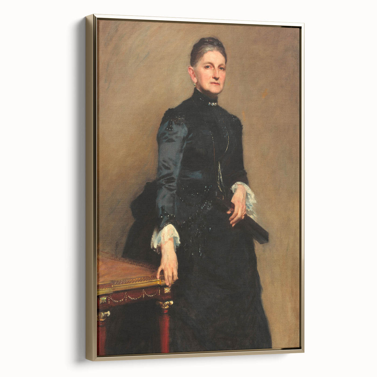 Modern Wall Art: Eleanora Portrait - Timeless Classic Elegance