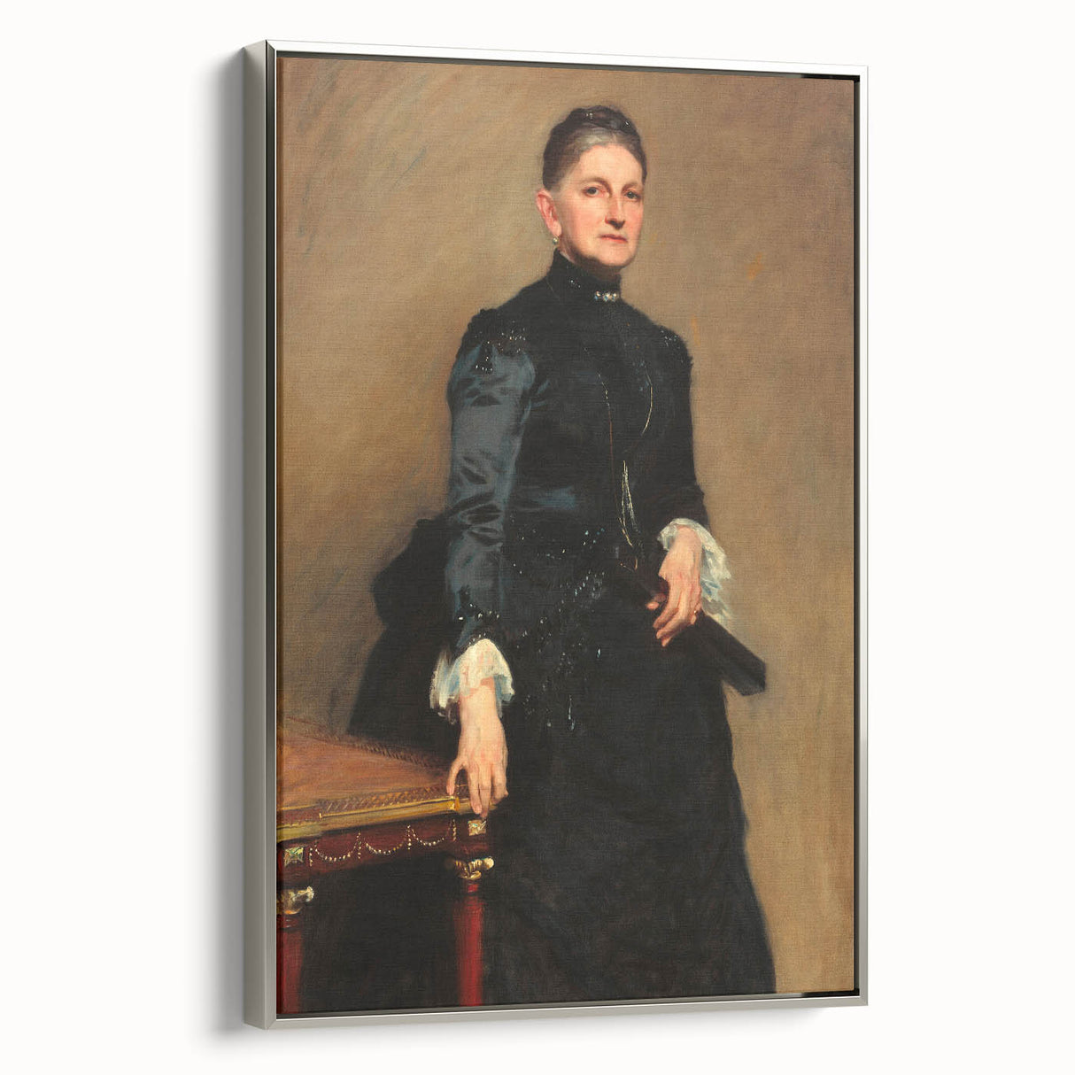 Modern Wall Art: Eleanora Portrait - Timeless Classic Elegance