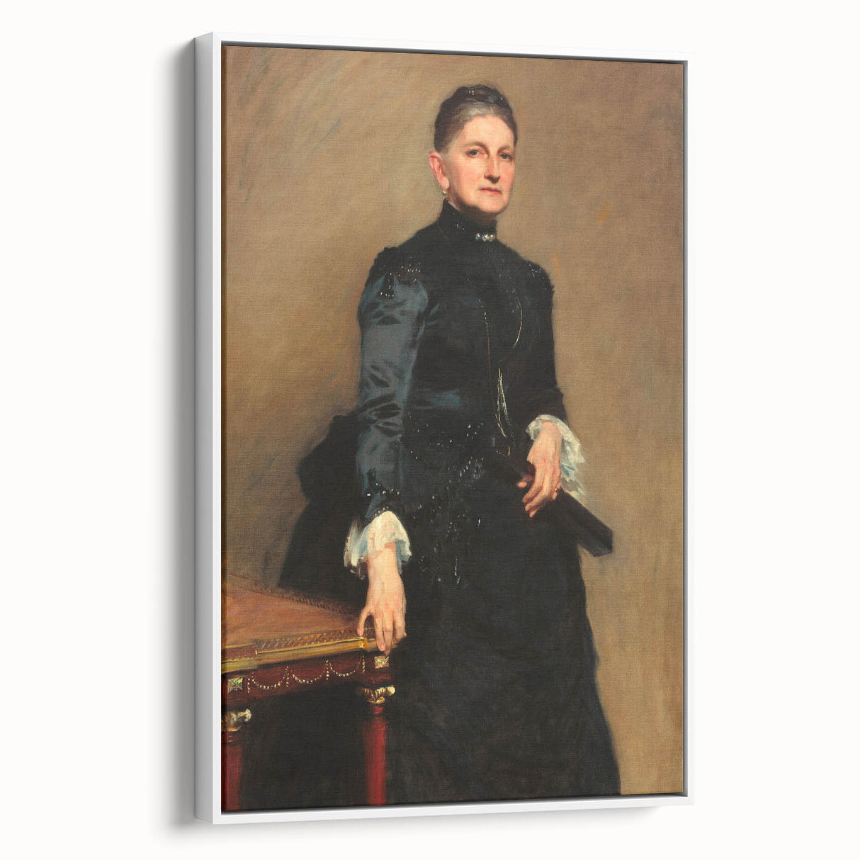 Modern Wall Art: Eleanora Portrait - Timeless Classic Elegance